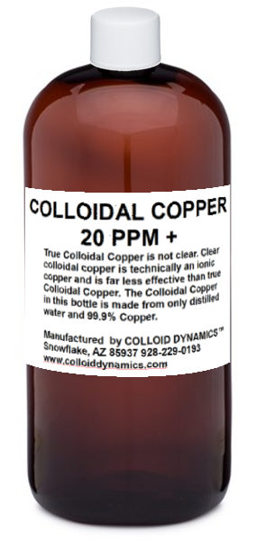 Colloidal Copper 32 ounce bottle